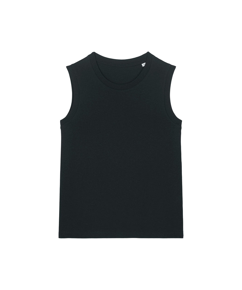 Organic High Neck Tank Top: Womens
