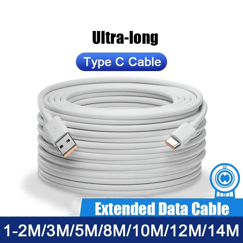 Ultra Long USB To Type C  Cable
