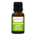 Safah's Natural 100% Pure Eucalyptus Essential Oil - Invigorating Scalp & Hair Health for All Hair Types 15 ml/0.51 oz
