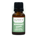Safah’s Natural 100% Pure Rosemary Essential Oil for Hair Growth & Scalp Health for Stronger, Thicker Hair 15 ml / 0.51 oz
