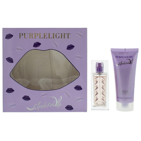 Salvador Dali Purple Light Gift Set 30ml EDT + 100ml Body Lotion
