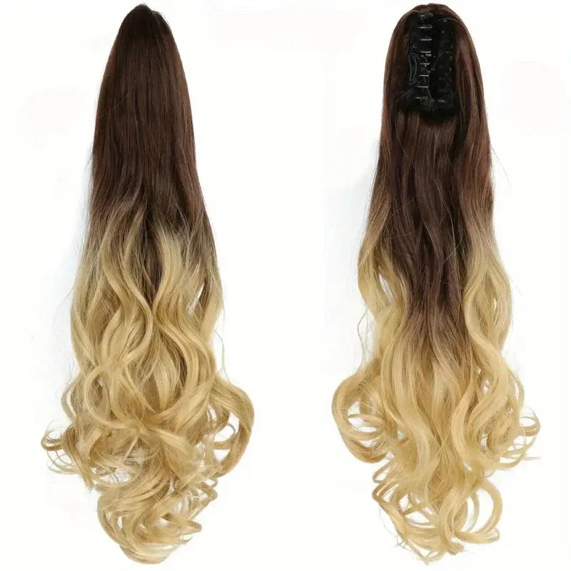 Claw Clip Wavy Ponytail