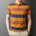 Men's short sleeved polo shirt, summer breathable and comfortable top