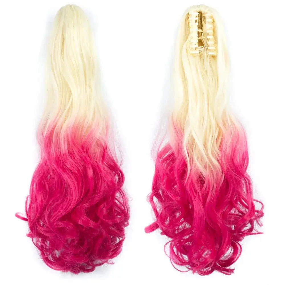Claw Clip Wavy Ponytail