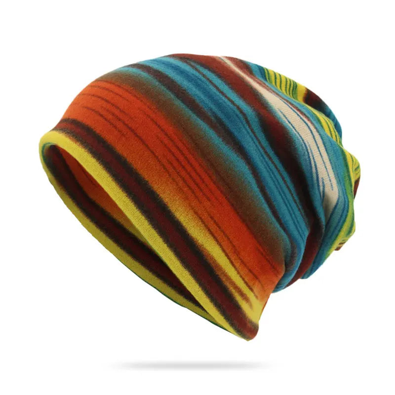 Autumn Winter Beanie Hat Men Women Thin Knitted Hats Skullies Beanies Flannel Warm Bonnet Unisex Multifunction Hedging Cap