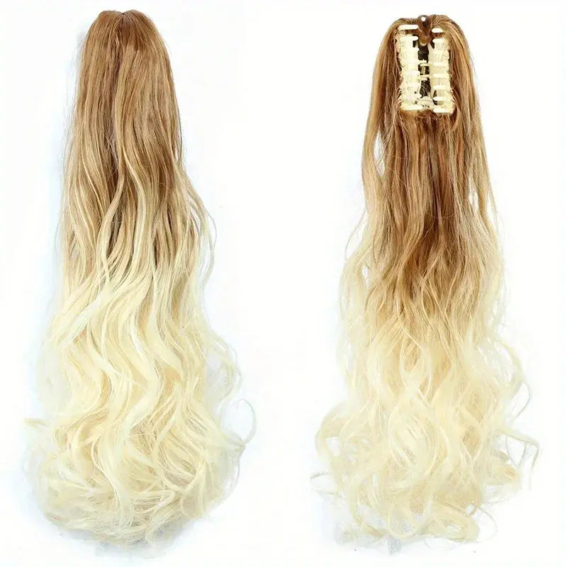 Claw Clip Wavy Ponytail