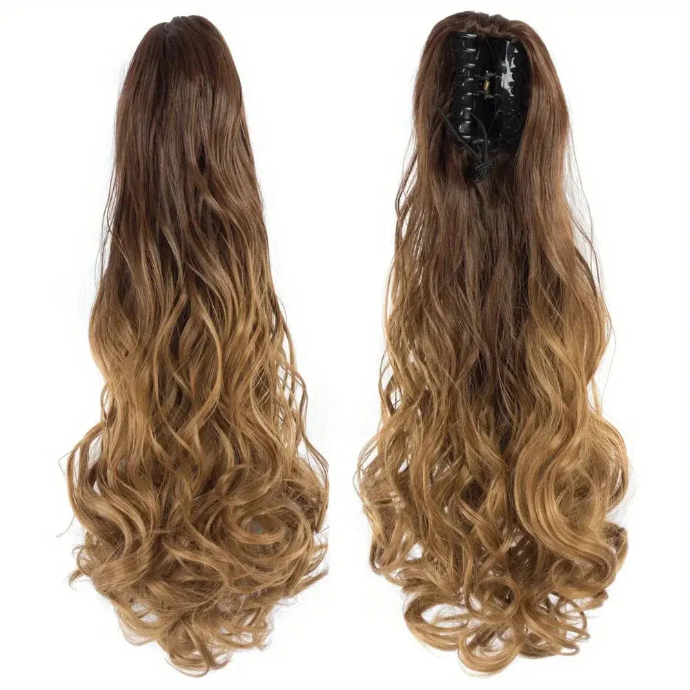 Claw Clip Wavy Ponytail