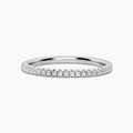 Thin Full Eternity Ring (1.2 mm) in Sterling Silver