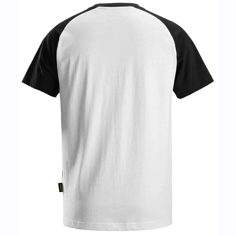 Snickers 2550 Two-Coloured Short Sleeve Cotton T-Shirt