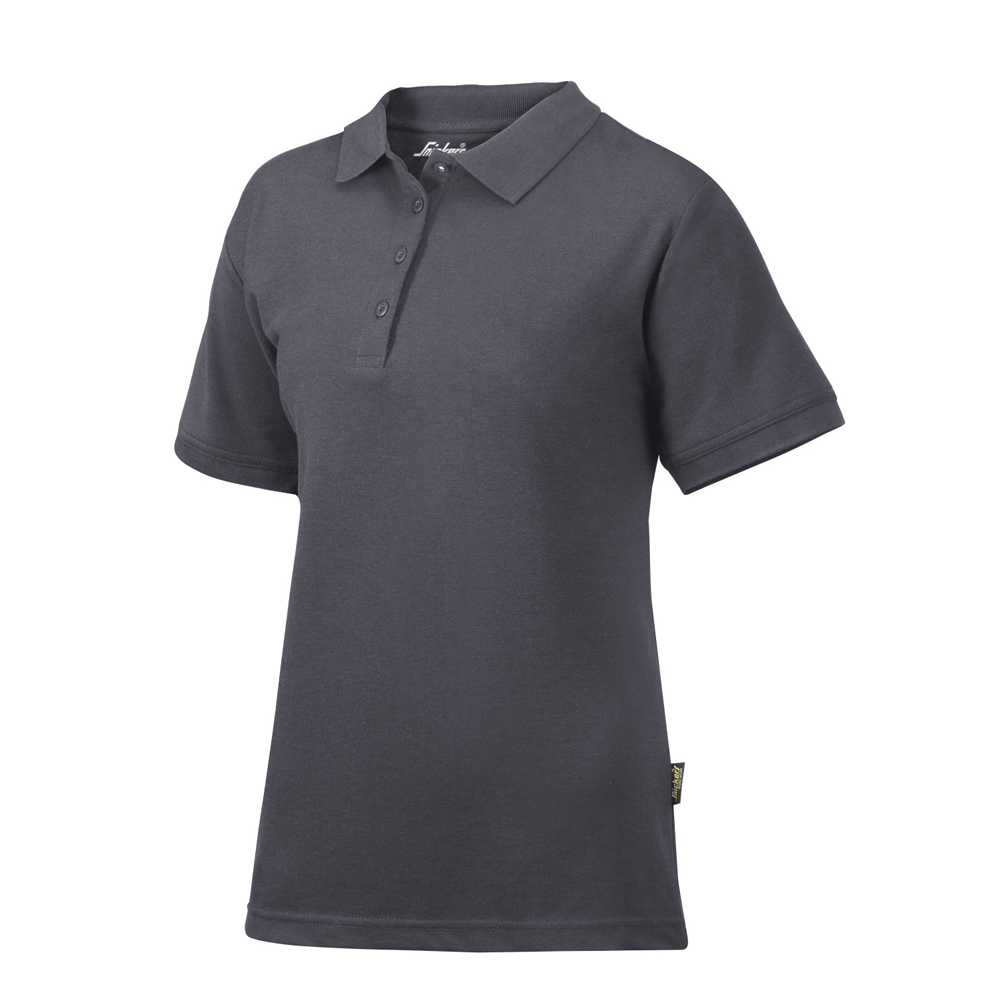 Snickers 2702 Womens Ladies Work Polo Shirt T-Shirt  Steel Grey / XS
