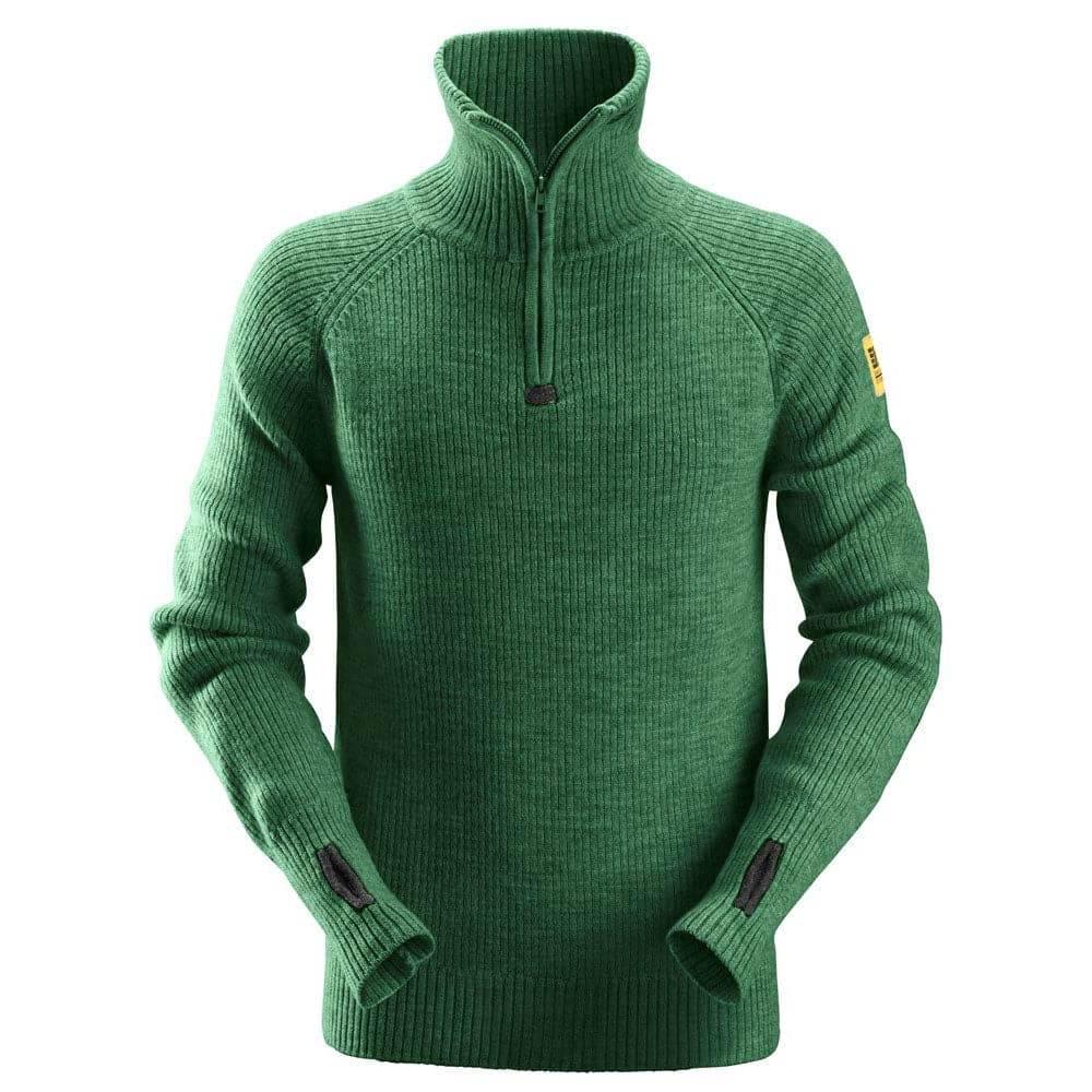 Snickers 2905 ½-Zip Wool Sweater Jumper