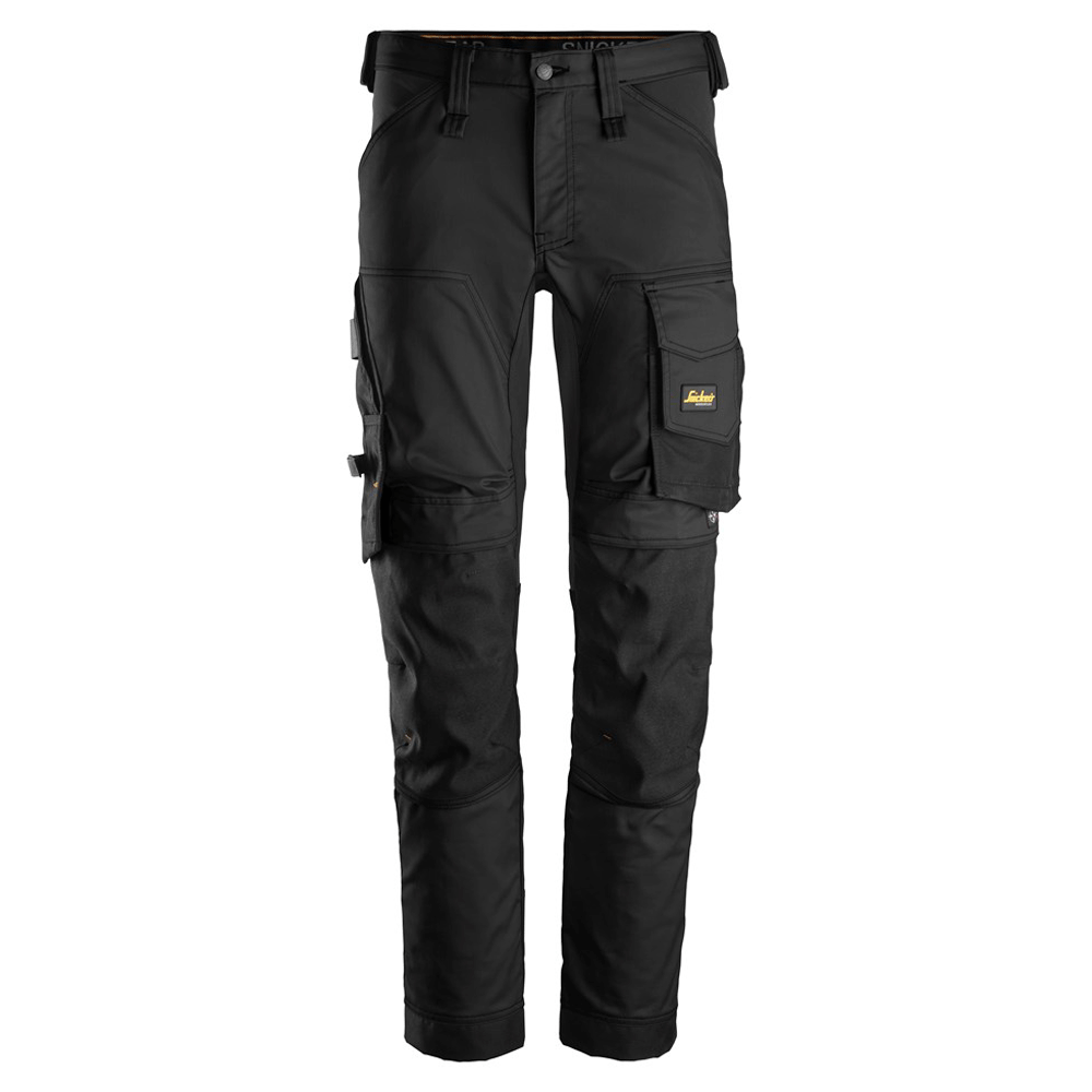 Snickers 6341 AllroundWork Stretch Kneepad Trousers Black 30" Waist, 32" Leg - Snickers 44