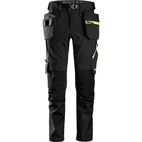 Snickers 6940 FlexiWork, Stretch Work Knee Pad Holster Pocket Trousers Various Colours