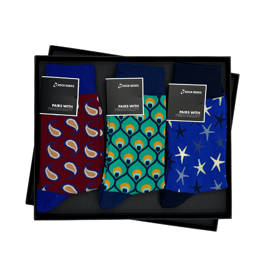 Organics  COLLECTION  3 pairs Luxury Sock Gift Box