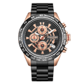 Limited Edition Swan & Edgar Hand Assembled Speed Target Mechanical Quartz Rose Black
