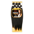 Spetra Braid Pre Stretched Braiding Hair for Easy & Quick Protective Styles - 6x 25-inch Bundles, Colour 1B