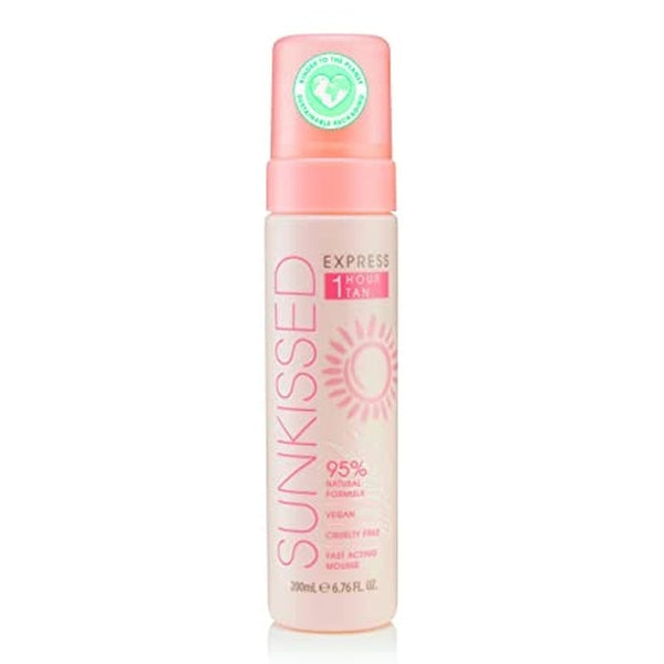 Sunkissed 95 Percent Natural Express 1 Hour Tan Mousse 200ml