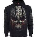 DEATH BONES - Side Pocket Hoody Black