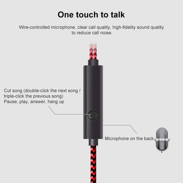 3.5mm Jack Crack Earphone Wired Headset Super Bass Sound Headphone Earbud with Mic for Mobile Phone Samsung Xiaomi MP3 4