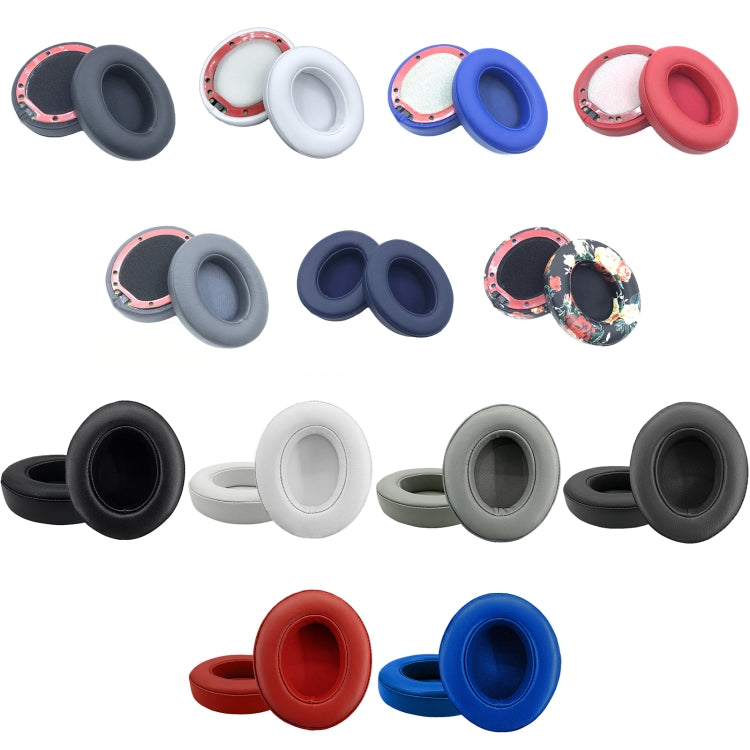 2 PCS Leather Soft Breathable Headphone Cover For Beats Studio 2/3, Black, White, Blue, Red, Titanium Gray, Dark Blue, Sheepskin Black, Sheepskin White, Sheepskin Gray, Sheepskin Titanium, Sheepskin Red, Sheepskin Blue