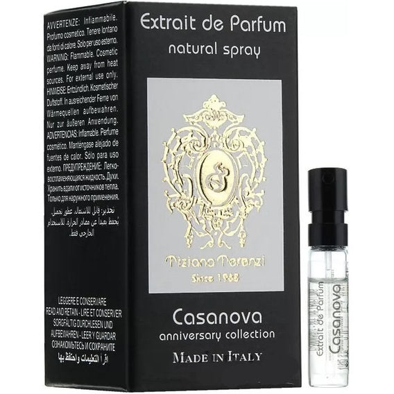 TIZIANA TERENZI Casanova Extrait de parfum 0.05 OZ 1.5 ML official perfume sample perfume tester