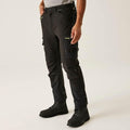 Regatta TRJ393 Tactical Infiltrate Stretch Holster Pocket Trousers Black / 40" Waist / Long Leg