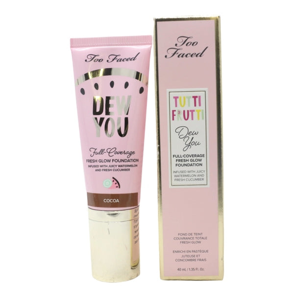 Too Faced Tutti Frutti Dew You Full-Coverage Fresh Glow Foundation 40ml - Mahogany