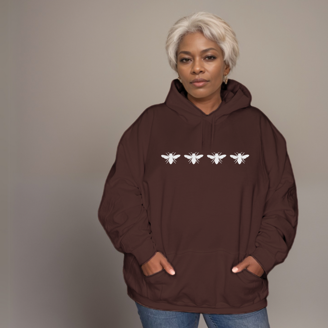 4 Bees Premium Cotton Hoodie