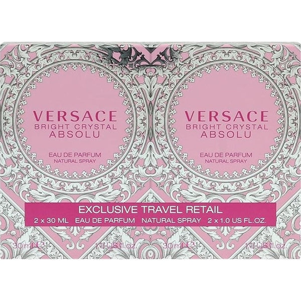 Versace Gift Set 30ml Bright Crystal EDT + 30ml Bright Crystal Absolu EDP