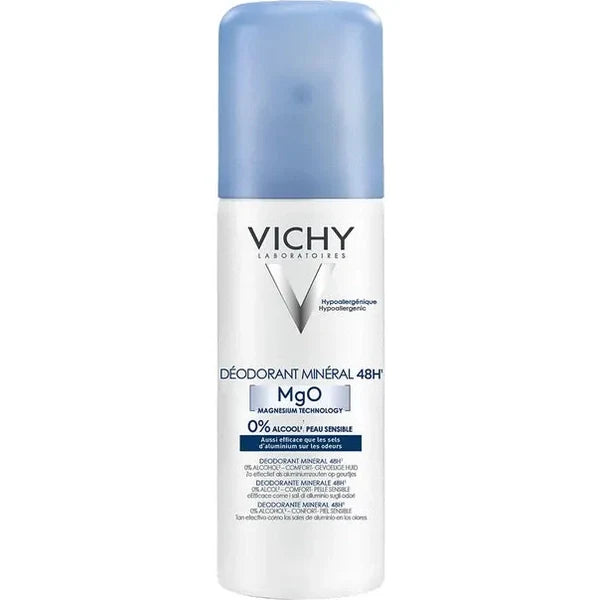 Vichy 48H Mineral Deodorant Spray 125ml - For Sensitive Skin
