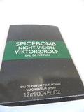 Viktor and Rolf Spicebomb Night Vision 1.2ml 0.04 fl. oz. official perfume samples perfume tester