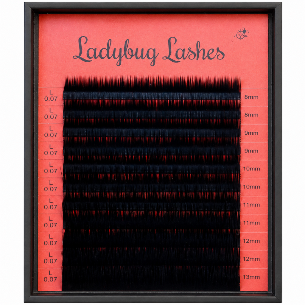 Platinum L Curl Volume Lashes 16 Row Mixed Tray