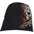SKULL SHOULDER WRAP - Light Cotton Beanies Black