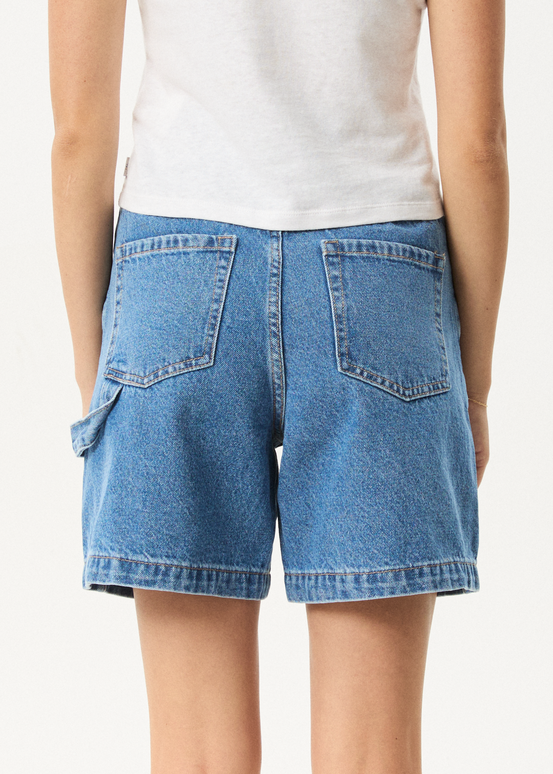 Afends Emilie- Denim Workwear Short
