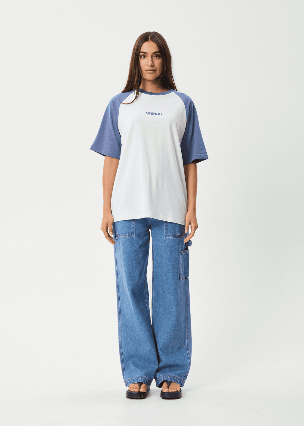 AFENDS Ryan Oversized Raglan Tee