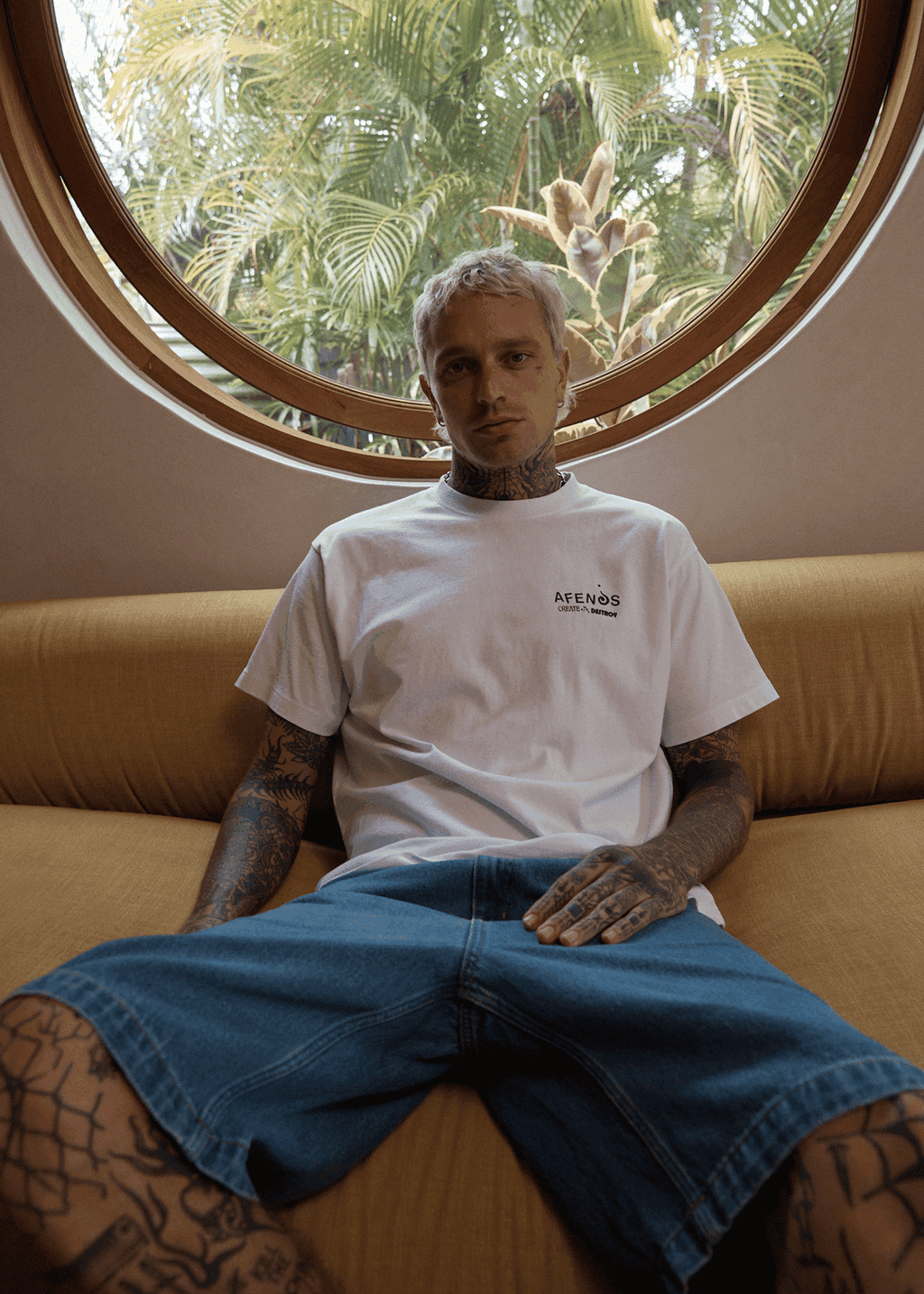 AFENDS Mind Over Heavyweight Boxy Tee