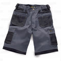 Standsafe WK020 Contrast Holster Pocket Work Shorts Grey 38" Waist