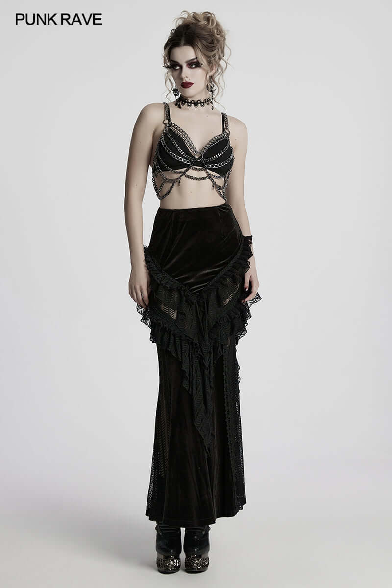 Punk Rave Nera Goth Dynamic Skirt - Size UK 22 Left Only!