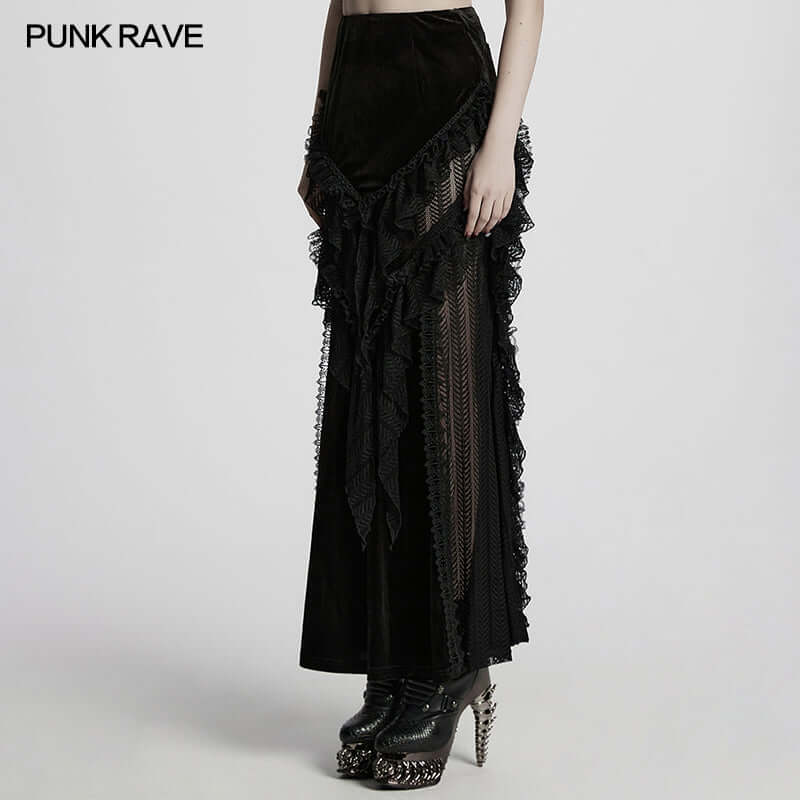 Punk Rave Nera Goth Dynamic Skirt - Size UK 22 Left Only!