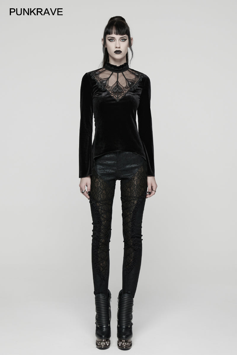 Punk Rave Belladonna Demon’s Hand Velvet T-Shirt