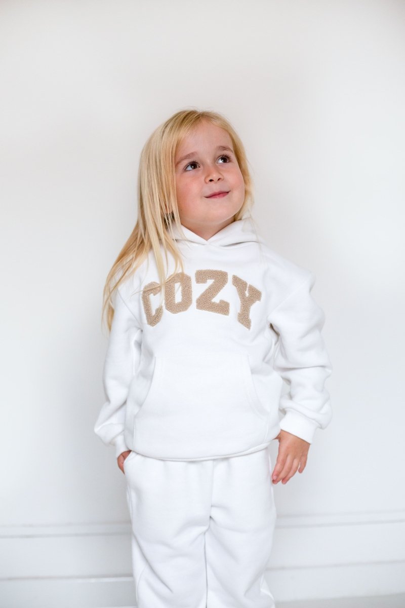 COZY Mini Tracksuit Off-White Set