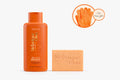 Melanique Glow Brilliant Body Glow Set: Achieve Luminous Radiance & Smooth Skin for All Skin Types – Free Exfoliating Gloves Included
