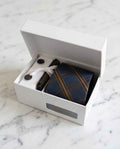 The "Regal Plaid" Tie & Cufflink Set