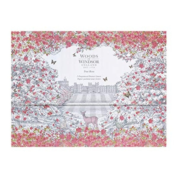 Woods Of Windsor True Rose Drawer Liner - 5 Pack