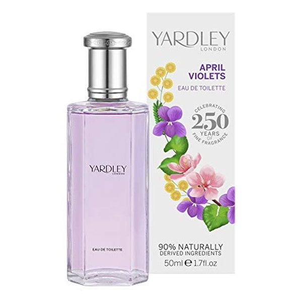 Yardley April Violets Eau de Toilette 50ml Spray