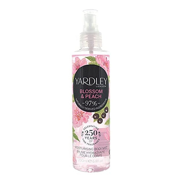Yardley Blossom & Peach Body Spray 200ml