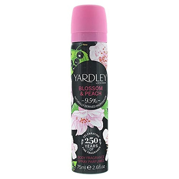 Yardley London Blossom & Peach 75ml Body Spray