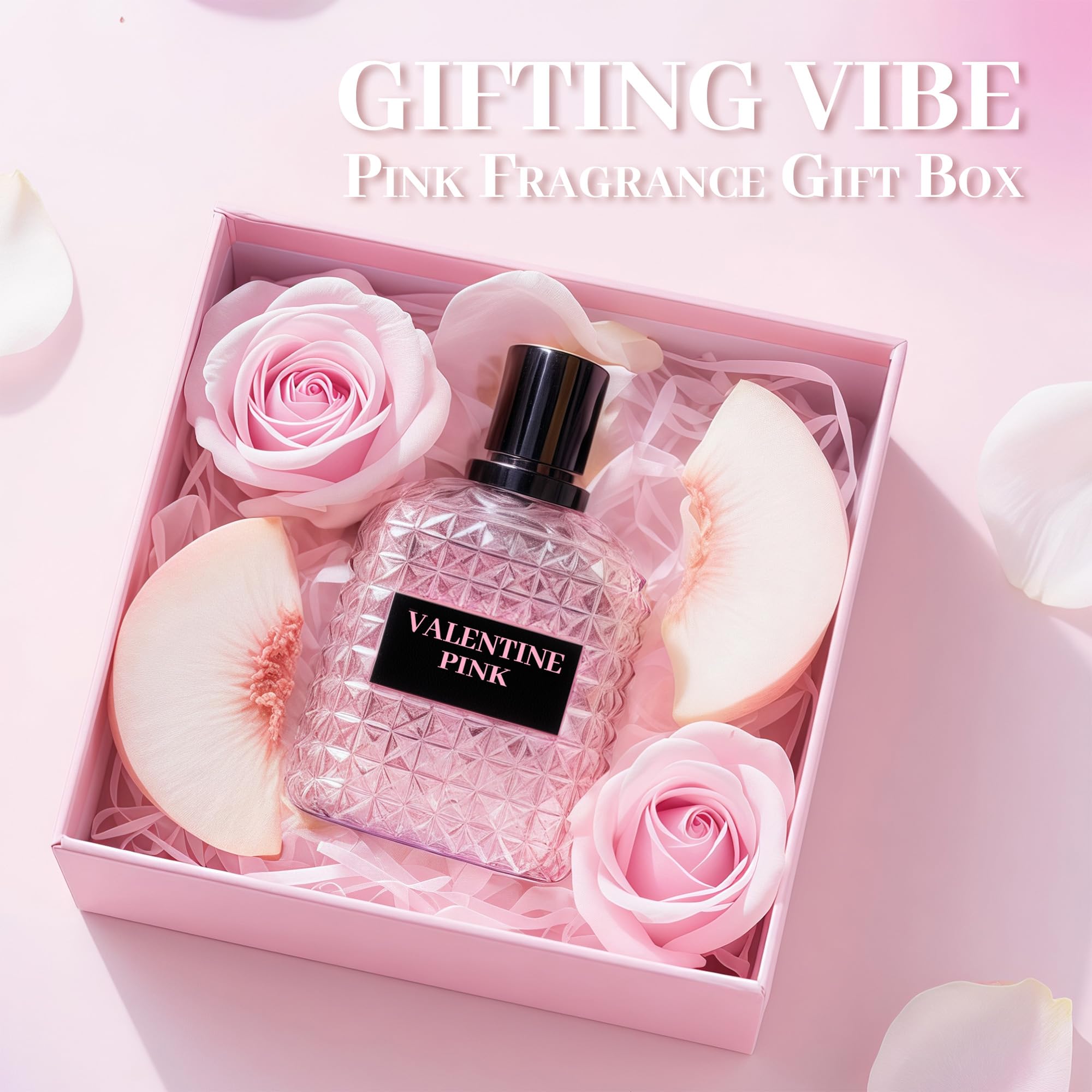 A CENTER Valentine Pink Perfume for Women – Floral EDP, 100 ml