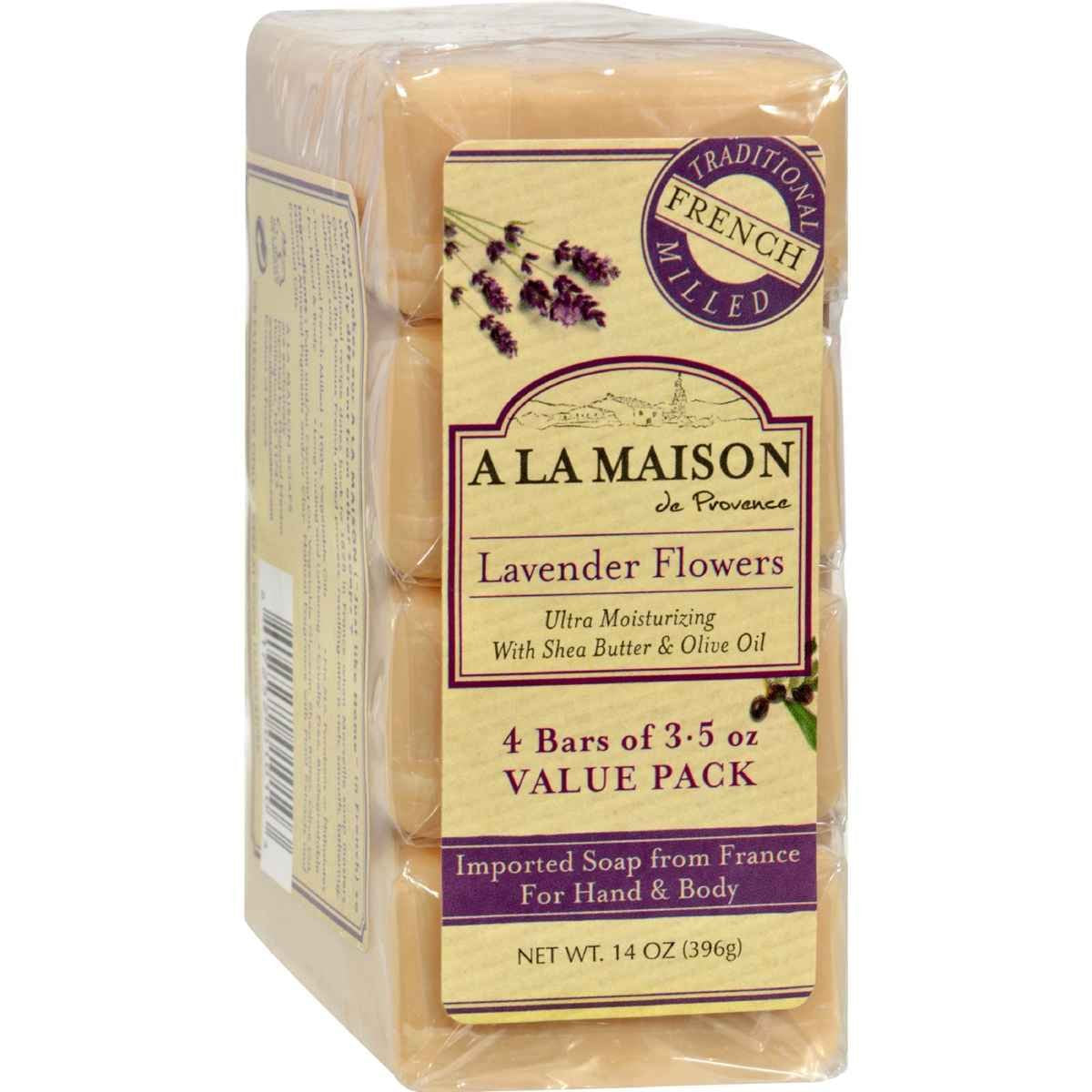 A La Maison Bar Soap Lavender Flower – Value 4 Pack | 1015718