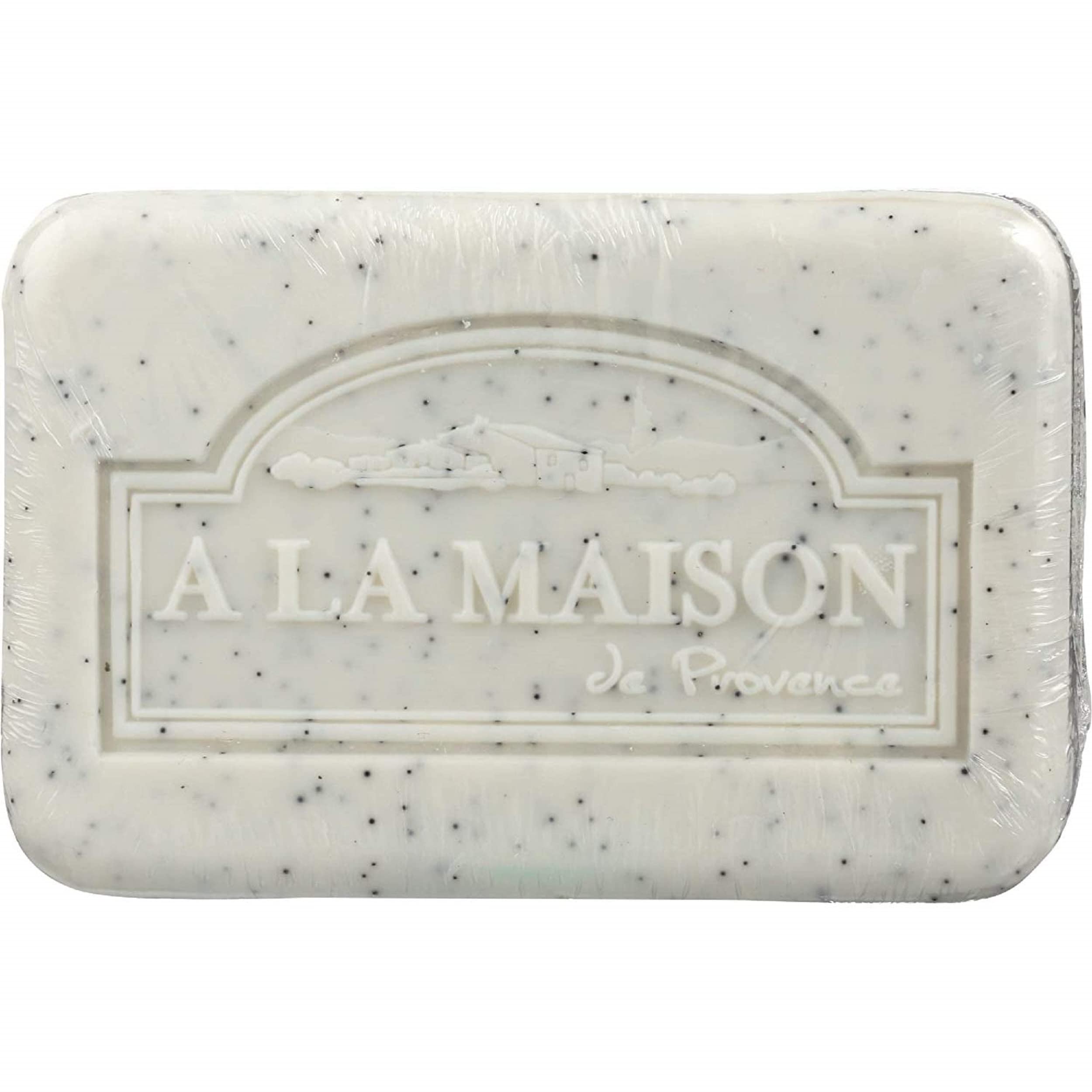 A LA MAISON Coconut Charcoal Bar Soap – Triple Milled, Vegan & Cruelty-Free (3 Bars, 8.8 oz) | Hand & Body